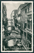 Venezia città Ponti del Rio dei Sospiri PIEGHINA Foto cartolina MT1707 – fronte