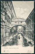 Venezia città Ponte dei Sospiri Gondole cartolina MT1708 – fronte