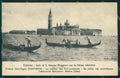 Venezia Isola San Giorgio Maggiore Chiesa di Gondole cartolina MT1722 – fronte
