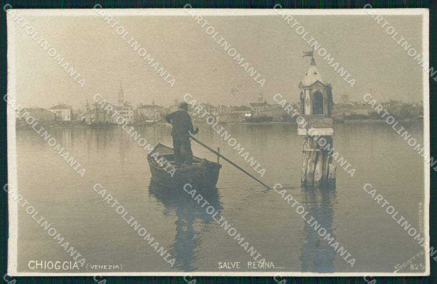 Venezia Chioggia Barca Sciutto Foto cartolina MT1739 – fronte
