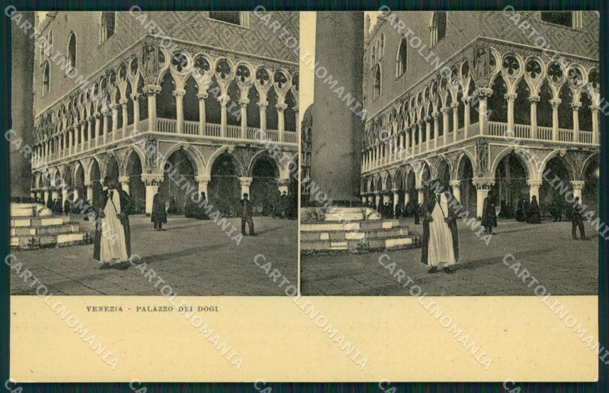 Venezia città Palazzo dei Dogi Alterocca Stereoview cartolina MT1742 – fronte