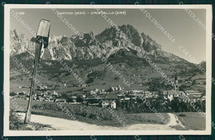 Belluno Cortina d'Ampezzo Foto cartolina MT1782 – fronte