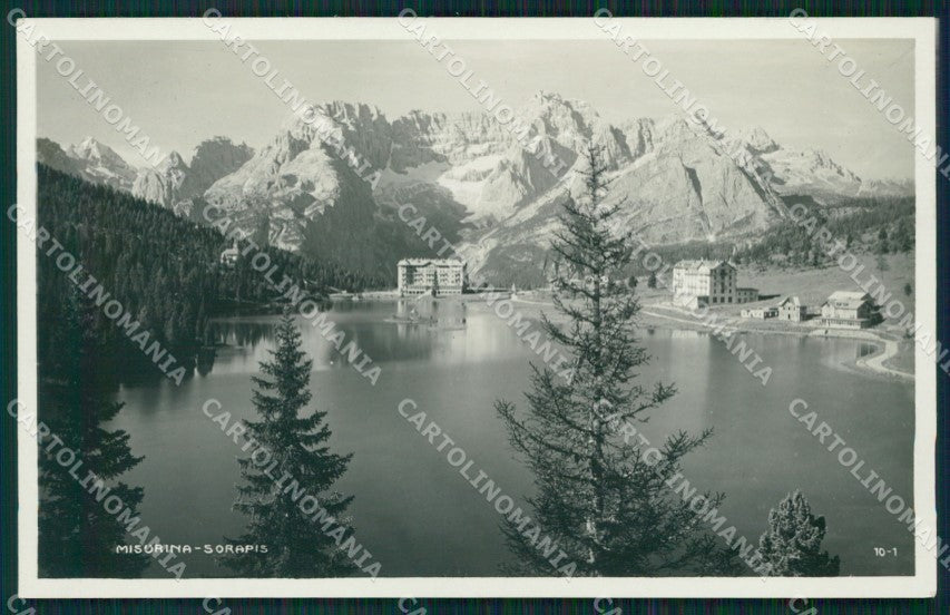 Belluno Auronzo di Cadore Misurina lago di Foto cartolina MT1791 – fronte