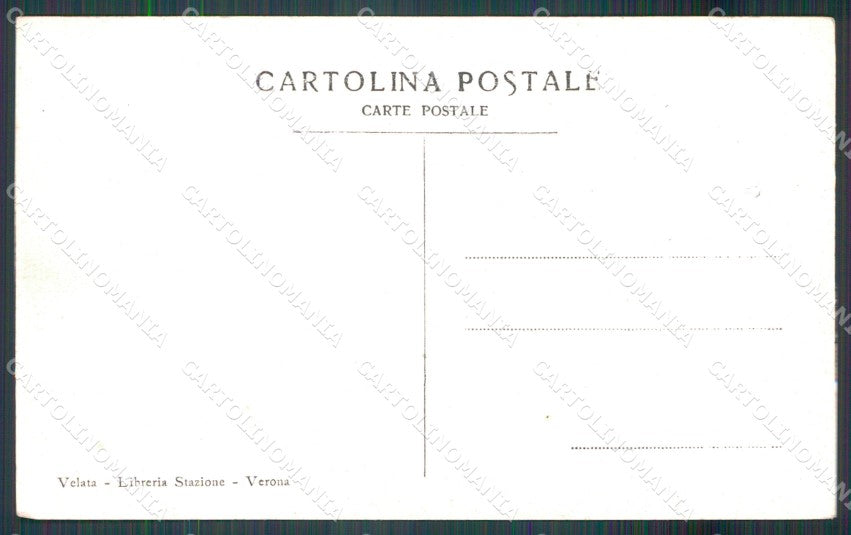 Verona città Piazza Bra cartolina MT1822 – retro