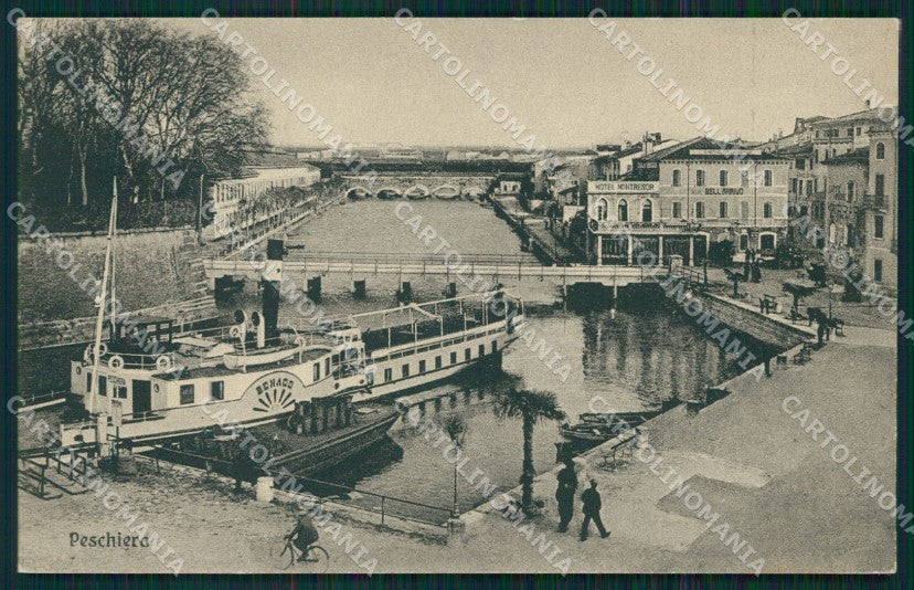 Verona Peschiera del Garda lago di Battello Benaco cartolina MT1830 – fronte