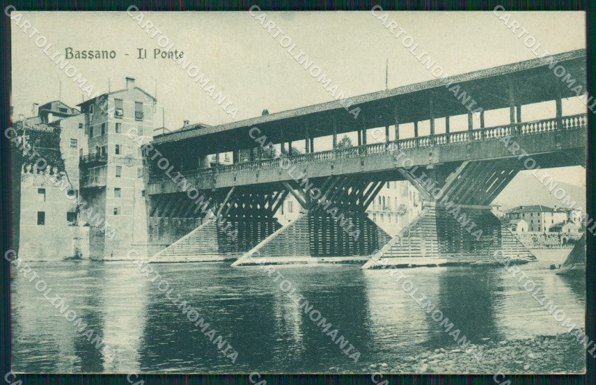 Vicenza Bassano del Grappa Ponte Vecchio in Legno cartolina MT1833 – fronte