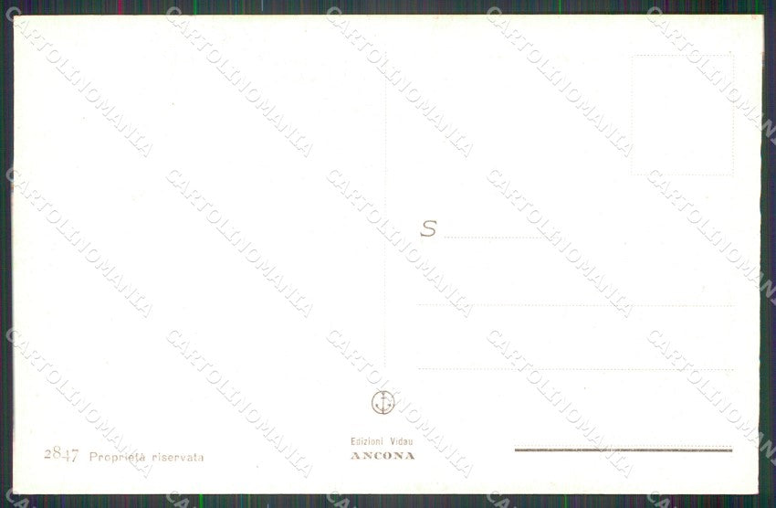 Ancona città Palazzo del Comune cartolina MT1835 – retro