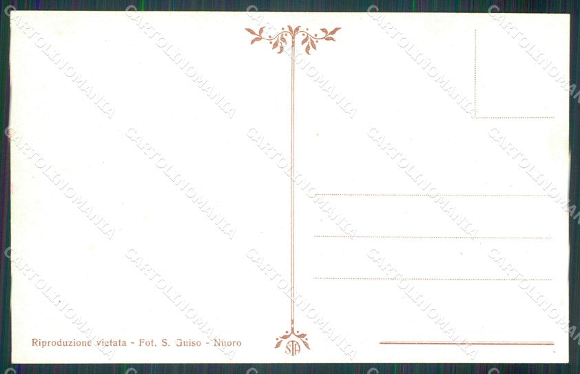 Sassari Bono Costumi cartolina MT1858 – retro