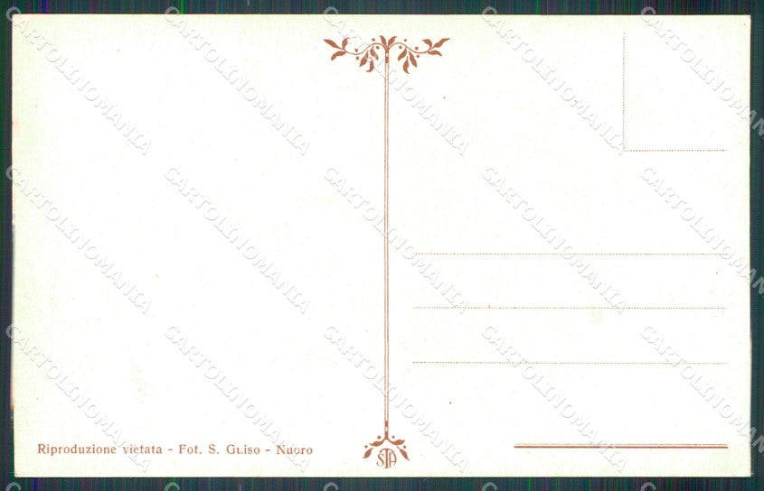 Nuoro Dorgali Costumi cartolina MT1859 – retro