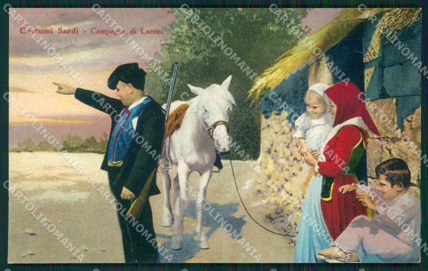 Sassari Laerru Costumi cartolina MT1862 – fronte