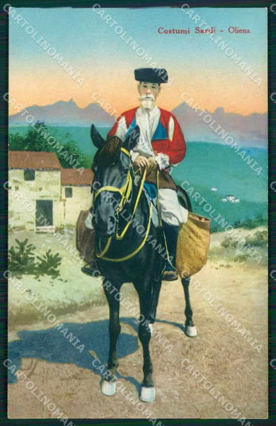 Nuoro Oliena Costumi cartolina MT1868 – fronte
