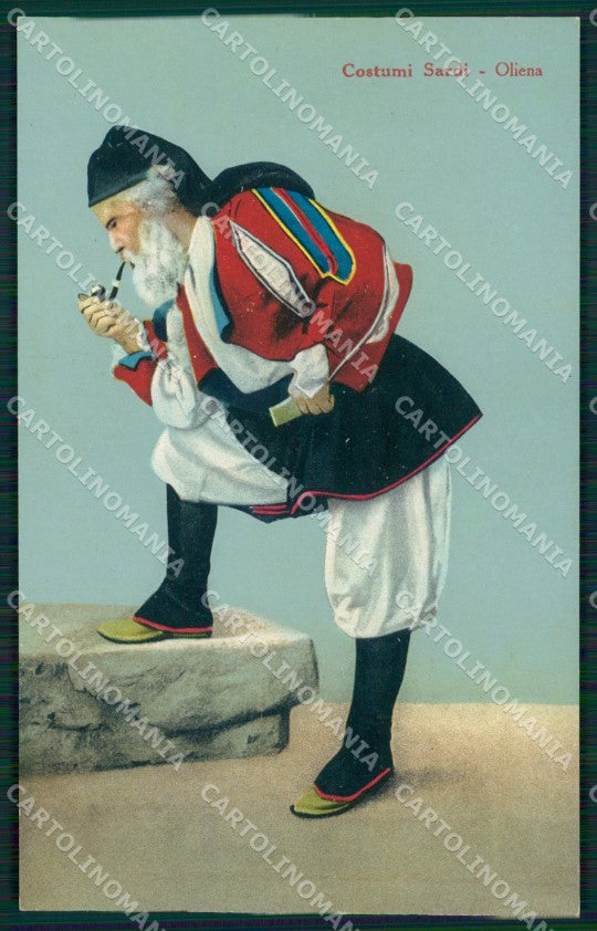 Nuoro Oliena Costumi cartolina MT1869 – fronte