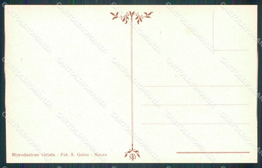 Nuoro Oliena Costumi cartolina MT1869 – retro