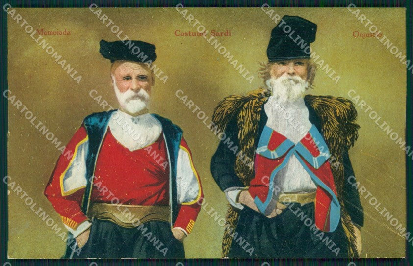Nuoro Orgosolo Costumi cartolina MT1871 – fronte