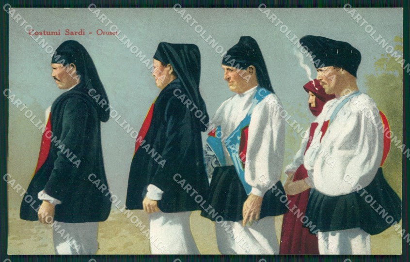Nuoro Orosei Costumi cartolina MT1872 – fronte