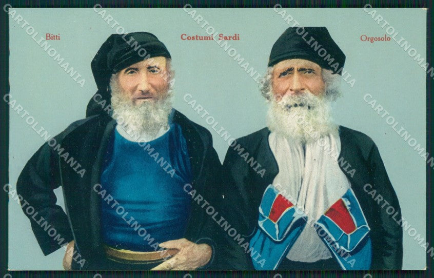 Nuoro Orgosolo Costumi cartolina MT1873 – fronte