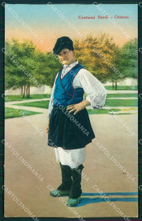 Oristano città Costumi cartolina MT1874 – fronte