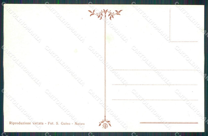 Nuoro Orune Costumi cartolina MT1875 – retro