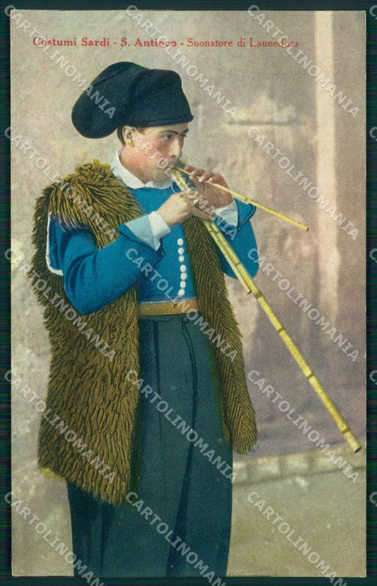 Cagliari Carbonia Sant'Antioco Costumi cartolina MT1881 – fronte