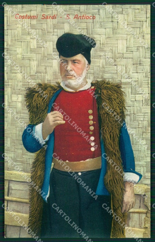 Cagliari Carbonia Sant'Antioco Costumi cartolina MT1883 – fronte