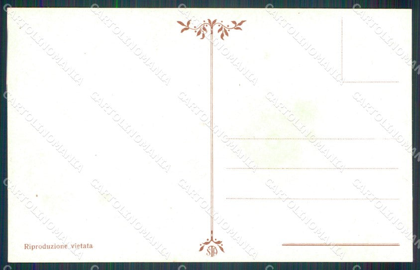 Cagliari città Costumi Sposi cartolina MT1887 – retro
