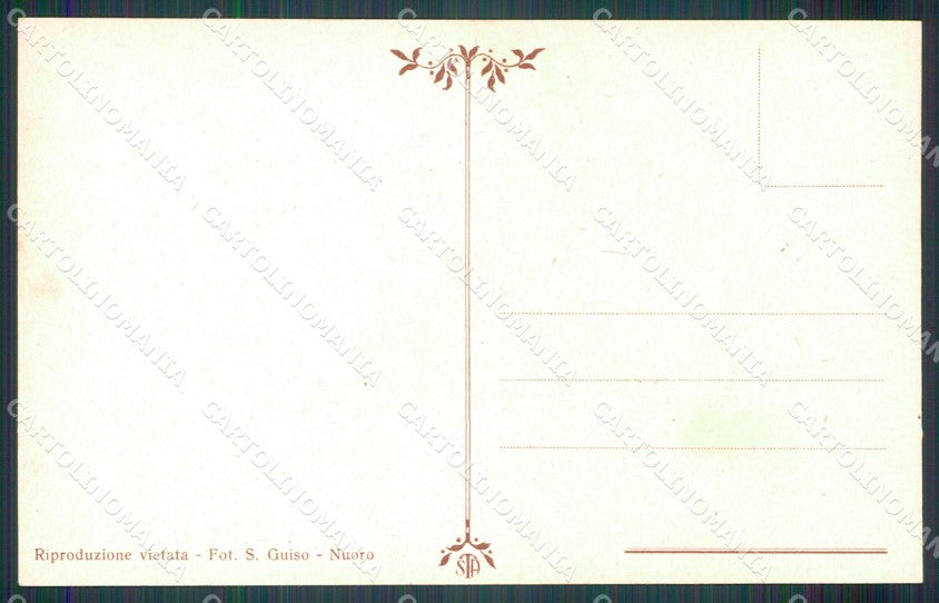 Sassari Bono Costumi Arcolaio cartolina MT1890 – retro