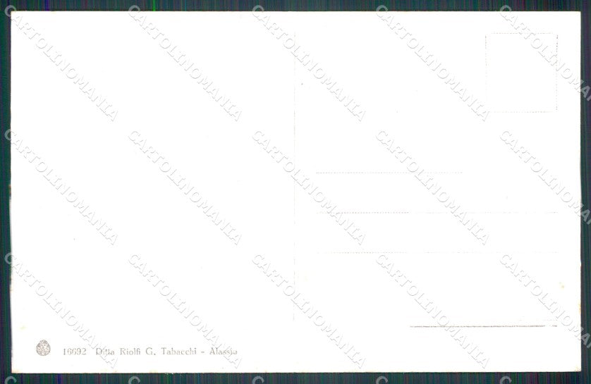 Savona Alassio Barche cartolina MT1894 – retro