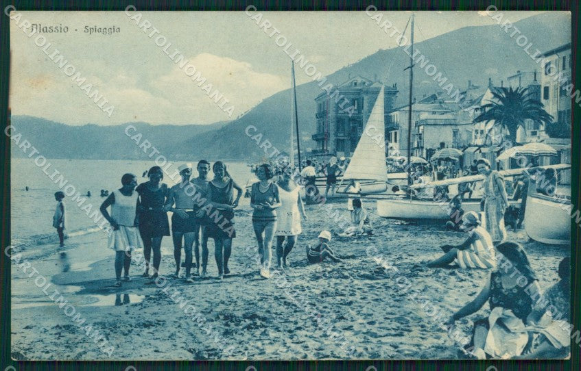 Savona Alassio ABRASA cartolina MT1895 – fronte