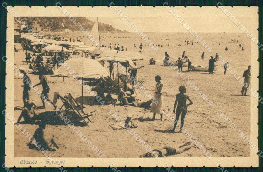 Savona Alassio cartolina MT1896 – fronte