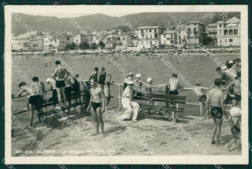 Savona Alassio Foto cartolina MT1898 – fronte