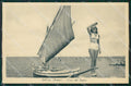 Rimini Bellaria Barca Pin Up cartolina MT1903 – fronte