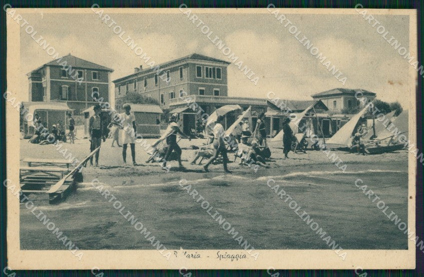 Rimini Bellaria ABRASA cartolina MT1904 – fronte
