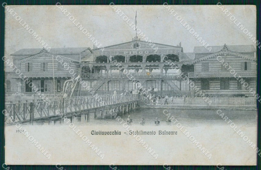 Roma Civitavecchia Alterocca 1672 ANGOLINO SCOLLATO cartolina MT1911 – fronte