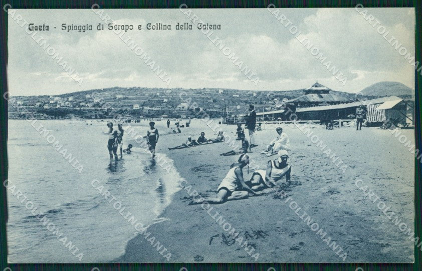 Latina Gaeta Spiaggia di Serapo cartolina MT1918 – fronte