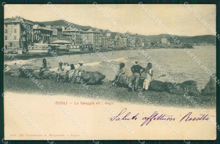 Genova Pegli cartolina MT1933 – fronte