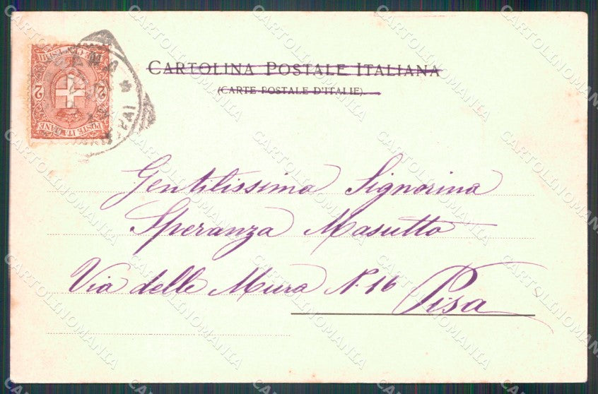 Genova Pegli cartolina MT1933 – retro