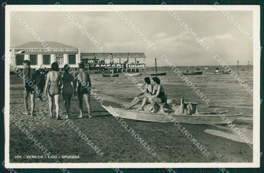 Venezia Lido di Barca Foto cartolina MT1975 – fronte