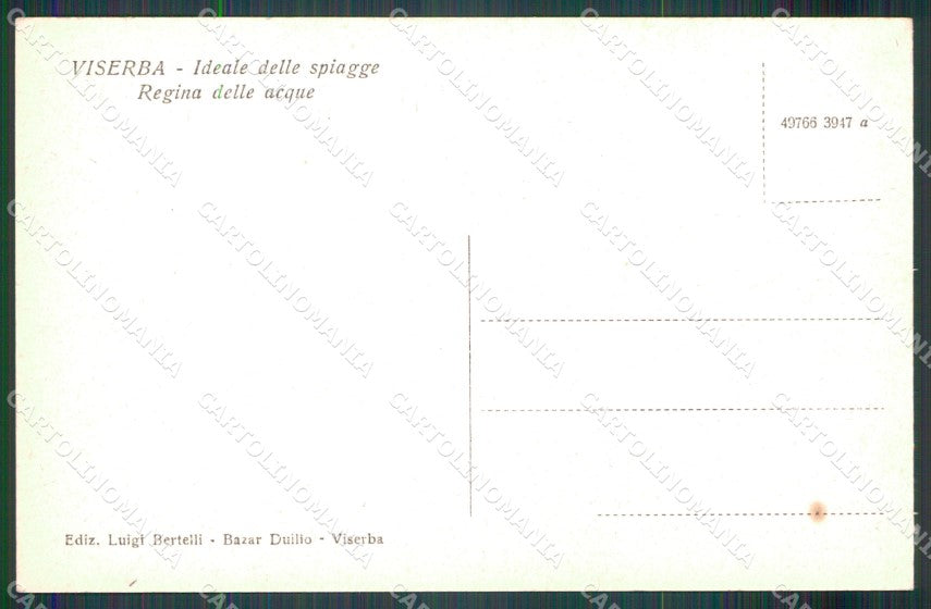 Rimini Viserba cartolina MT1988 – retro