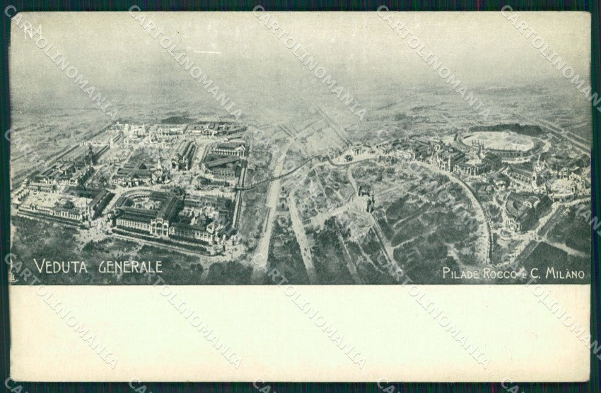 Milano città Esposizione di 1906 cartolina MT1996 – fronte