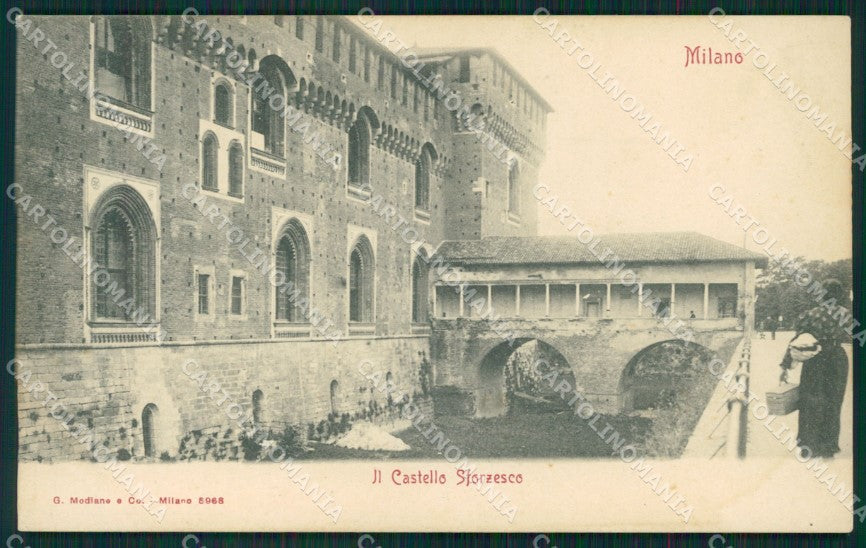 Milano città Castello Sforzesco cartolina MT2006 – fronte