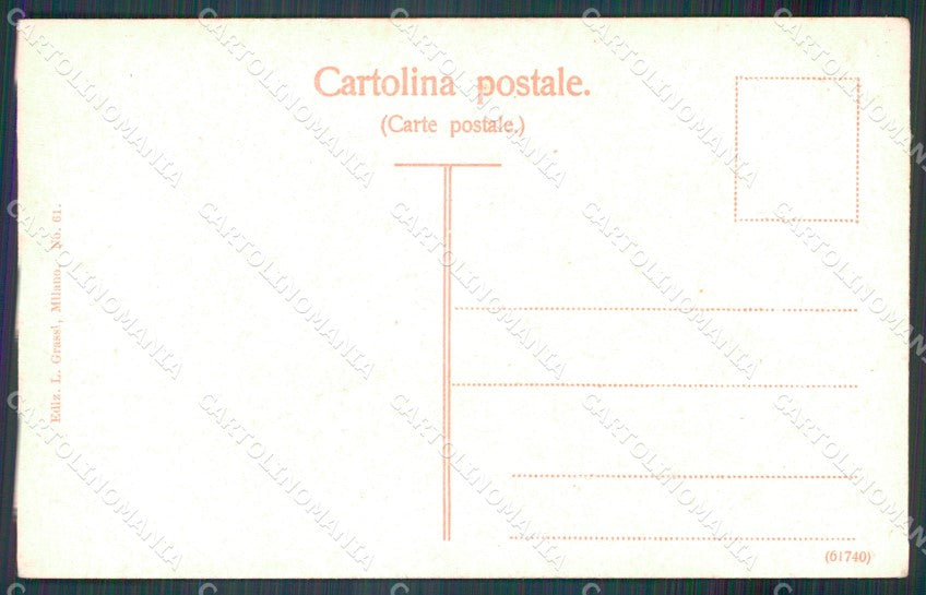 Milano città Torre San Gottardo Duomo cartolina MT2037 – retro
