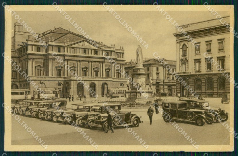 Milano città Teatro alla Scala Auto Tram cartolina MT2060 – fronte
