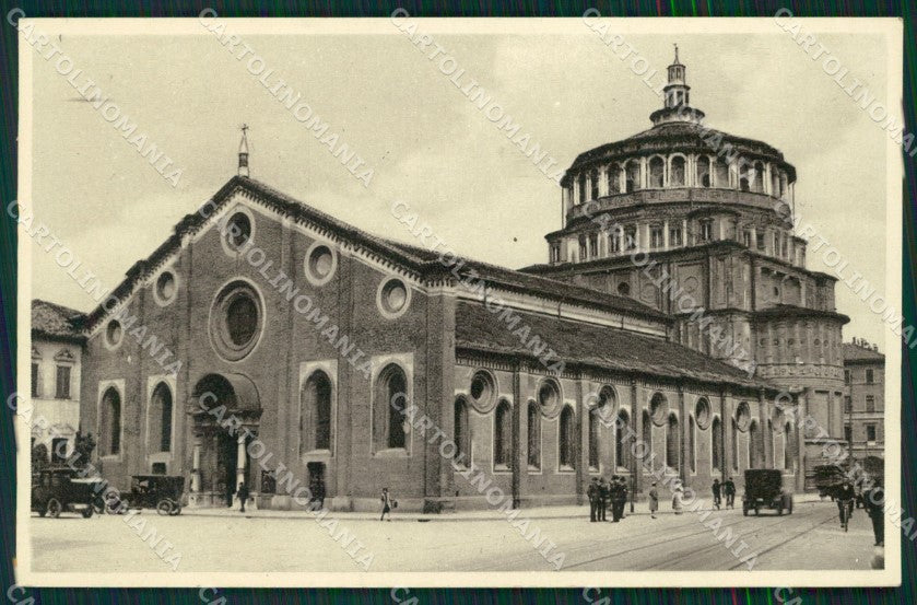 Milano città Chiesa delle Grazie Auto Foto cartolina MT2083 – fronte