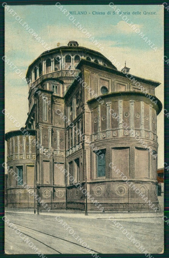 Milano città Chiesa delle Grazie cartolina MT2084 – fronte