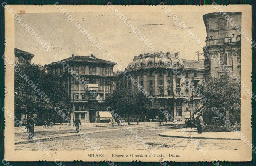 Milano città Piazza Oberdan Teatro Diana cartolina MT2088 – fronte