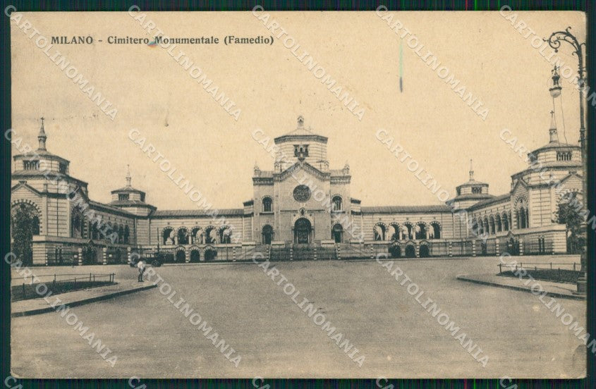 Milano città Cimitero Monumentale Famedio cartolina MT2117 – fronte