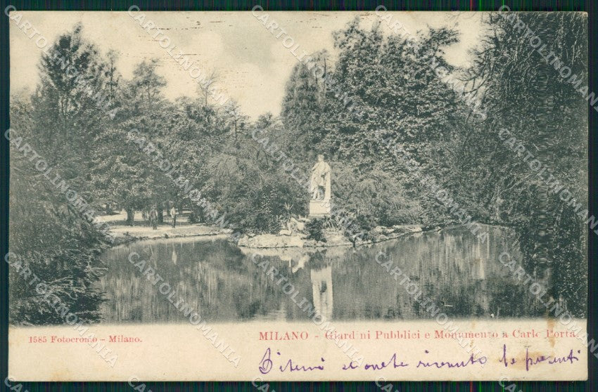 Milano città Giardini Pubblici cartolina MT2119 – fronte
