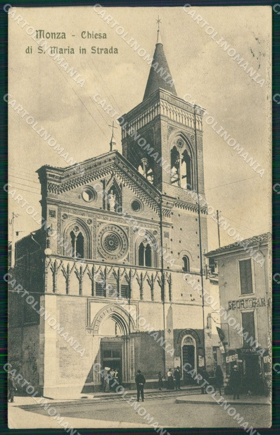 Milano Monza Chiesa Santa Maria in Strada cartolina MT2123 – fronte