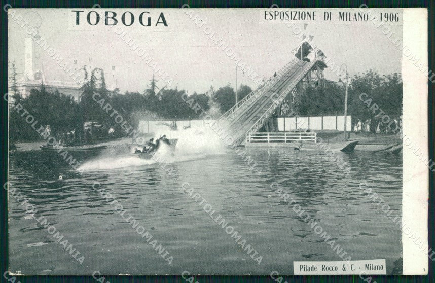 Milano città Esposizione 1906 Taboga cartolina MT2132 – fronte