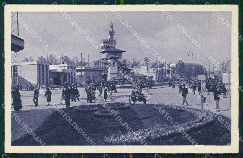 Milano città Fiera di 1928 Strada dell'Industria cartolina MT2168 – fronte